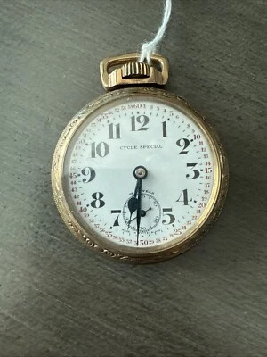 Antique Vintage Railroad Grade Pocket Watch 16s 21j - Swiss Made - Not Working - Image 1 of 4