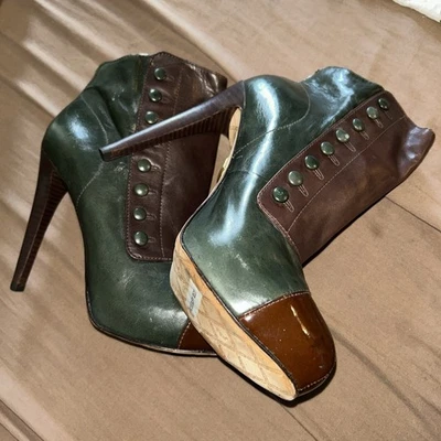 L.A.M.B. Ботинки ROSEVURY на кожаной платформе Gwen Stefani размер США 7,5 - Изображение 1 из 4