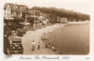 (cb10) Seaview The Promenade 1933 Repro - Isle of Wight Postcard - Picture 1 of 2