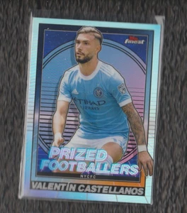 2022 Topps Finest MLS Valentin Castellanos Prized Footballers REF - Picture 1 of 1
