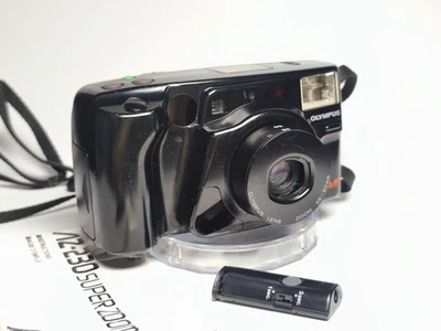 FILM TESTED Olympus AZ-230 SuperZoom 35mm Compact Film Camera | w/ Remote | VGC - Image 1 of 4