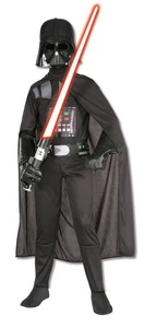 COSTUME HALLOWEEN NUOVO RAGAZZO STAR WARS DARTH VADER VESTITO M 5-7 ANNI - Foto 1 di 1