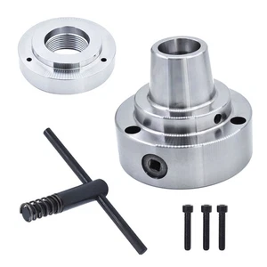 5C Collet Lathe Chuck Closer W/ Semi-finished Adp.2-1/4"x8 Thread Lathe ChucK US - Picture 1 of 15