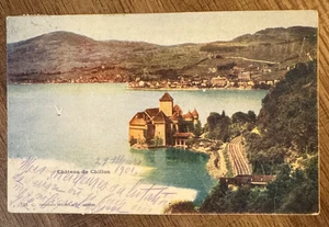 CPA - Carte Postale - SUISSE -  Chateau de  Chillon - 1901 - Imagen 1 de 2