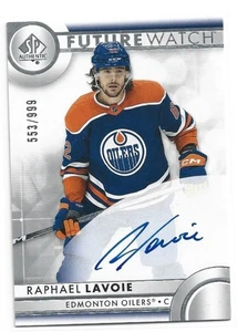 23-24 SP Authentic Future Watch Auto /999 Raphael Lavoie #171 - Bild 1 von 1