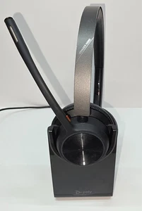Poly Voyager 4320 UC, Microsoft Teams, Stereo-Headset, USB-C BT700, Ladestation. - Bild 1 von 5