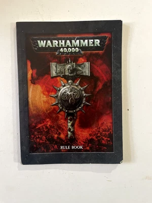 Warhammer 40k 5th Edition Rule Book A5 Small Paperback, Games Workshop 2008 - Image 1 of 2