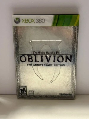 The Elder Scrolls IV: Oblivion 5th Anniversary Steelbook (Xbox 360) w/ Map - Image 1 of 4