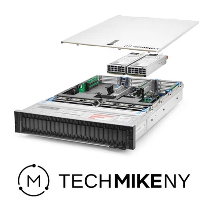 Dell PowerEdge R740xd NVMe Server 2x Gold 6132 2.60Ghz 28-Core 8GB RAM - Image 1 of 4