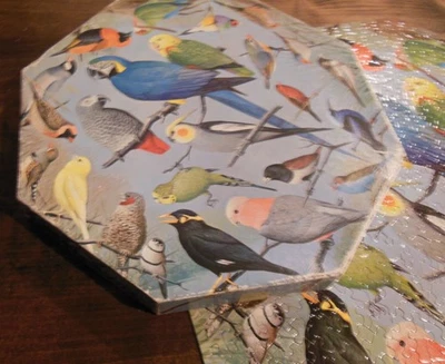 Rompecabezas Springbok 1968 vintage aves aviario octa rompecabezas completo Foto 1 de 4