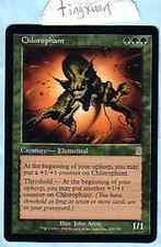 MTG 4X ODYSSEY CHLOROPHANT NM MAGIC THE GATHERING CARD RARE GREEN ENGLISH