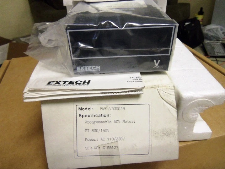 EXTECH V3000AS / MVF-V3000AS PROGRAMMABLE AC VOLTAGE VERSAMETER NEW - Image 1 of 1