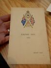 RMS ORAMA   EARLY SERVICE  1925  menu  ORIENT LINE  EMPIRE DAY 