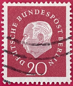 Berlín Michel n.o 184 sellado (1959) presidente federal Theodor Heuss - Imagen 1 de 1