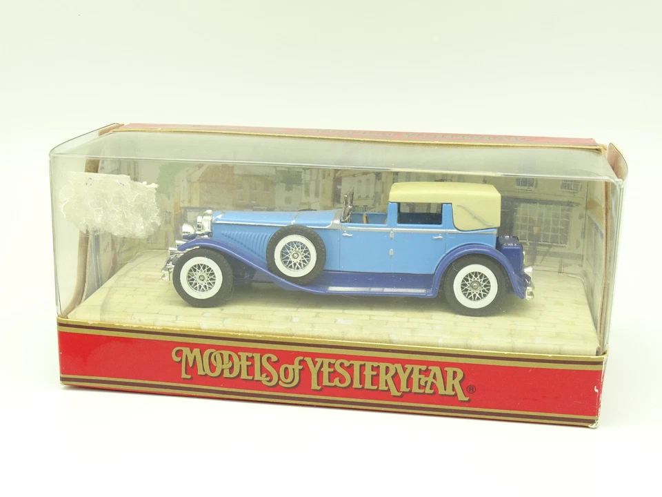 Matchbox 1/43 - Duesenberg Model J 1930 Blue Y4 - Image 1 of 1
