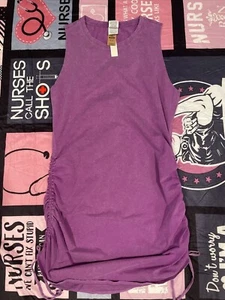 Pink Victoria Secret Side Ruched Dress/Coverup-Purple-Size XL - Picture 1 of 1