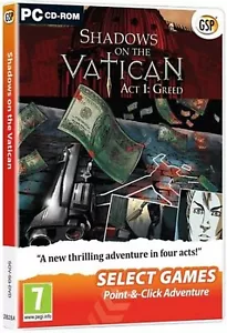 SHADOWS ON THE VATICAN Acto 1: GREED PC Juego DVD Aventura NUEVO en Caja - Imagen 1 de 10