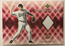 Cal Ripken Jr. 2002 Upper Deck Game-Worn Gems Authentic Jersey #g-cr (4818)