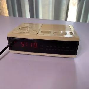 Sony Digimatic Alarm Clock Radio ICF-C3W Vintage Retro - Picture 1 of 8