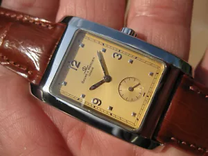 Baume & Mercier Hampton esfera de cobre reloj para hombres y damas mv045063 salmón clásico - Imagen 1 de 13