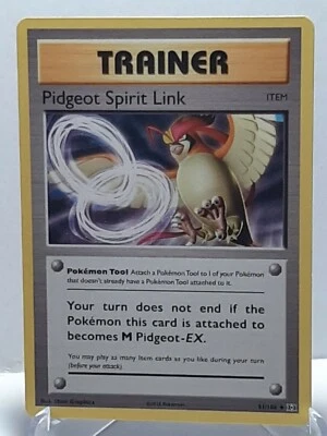 Pidgeot Spirit Link 81/108 Pokemon XY Evolutions New Fresh Trainer Uncommon - Image 1 of 2