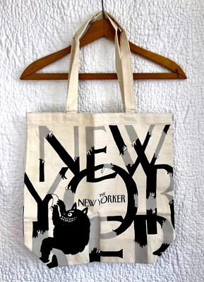 The New Yorker Magazine Canvas Tote Bag Edward Steed Monsters Limited Edition - Image 1 of 4