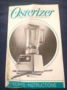 Libro de instrucciones de recetas Osterizer Blender 1989 #208331 35 páginas - Imagen 1 de 9