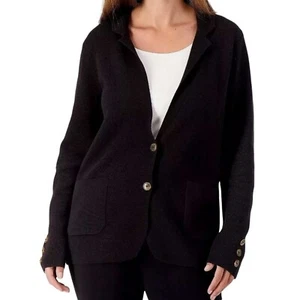 Joan Rivers Milano Knit Sweater Blazer SMALL (310) - Picture 1 of 7