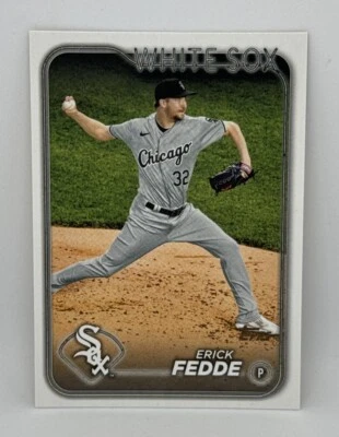 2024 Topps Series 2 - Golden Mirror Image Variation #405 Erick Fedde - Image 1 of 2