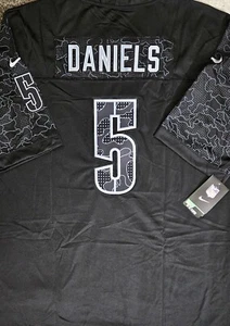 Nike Jayden Daniels Washington Commanders Black Camo NFL Jersey Size L New! - Picture 1 of 2