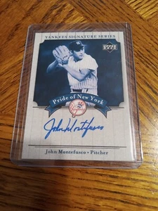 2003 UD Pride of NY John Montefusco Auto - Picture 1 of 1