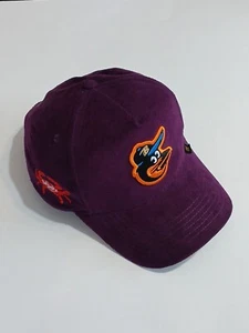 Vintage Baltimore Orioles Purple Corduroy Snapback Hat Baseball Cap Reference - Picture 1 of 14