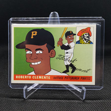 Roberto Clemente 1955 Inspired Rookie "Custom Art Card" in the Simpsons Style!