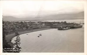 POSTKARTE RPPC BLICK AUF SEWARD ALASKA - Bild 1 von 2