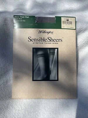 Medias Worthington Sensible Sheers hasta el muslo gris humo cortas Foto 1 de 4