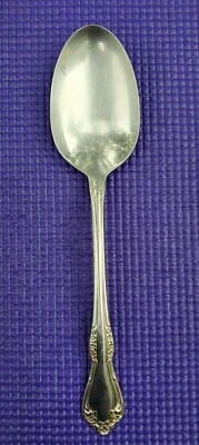 Queen's Court Stainless Japan Serving Spoon 8 5/8" EUC - Image 1 of 3