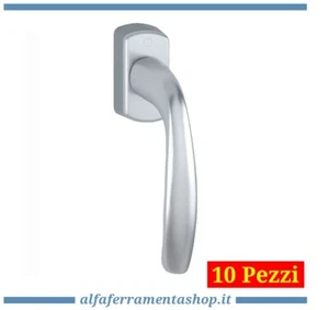 10pz New York 0810/US10 Martellina Dk Hoppe Secustik Alluminio Argento - Picture 1 of 3