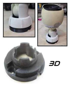 Threaded Screw Base Mount for Ubiquiti UniFi G3 & G4 Bullet Camera - Picture 1 of 4