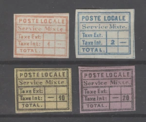 Turkey 1866 - Local Post - "Service" Mi IVa,b,c,d complete series . - Picture 1 of 1