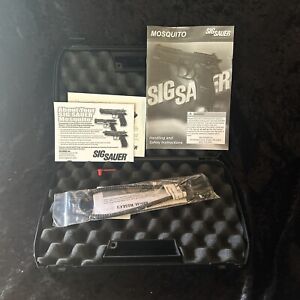 Sig Sauer OEM Black Empty Hard Case For Pistol Storage. With Manual & Lock