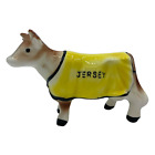 Vintage Jersey Cow Calf Figurine Ceramic Ornament Calf Cow Collectable Retro 50S