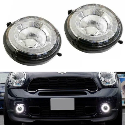 Direct Fit White LED Daytime Running Lights Fog Lamp Assy For Gen2 MINI Cooper - Image 1 of 4
