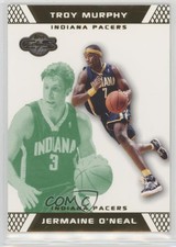 2007-08 Topps Co-Signers Gold Green /59 Jermaine O'Neal Troy Murphy #7.2