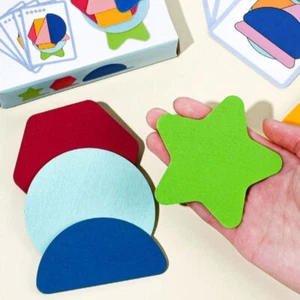Matching Game Shape Colors Matching Memory Chess Colors Memory Chess Kids Toys - Picture 1 of 8