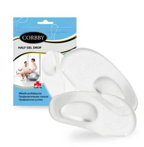 Schuheinlage Einlegesohle Orthopädisch Pelotte Corbby Half Gel Drop Einlage - Bild 1 von 6