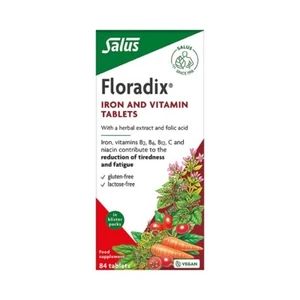 Floradix Iron & Vitamins Supplement - 84 Tablets - Picture 1 of 1