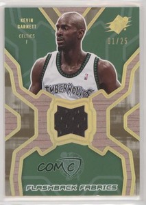2007-08 SPx Flashback Fabrics Parallel /25 Kevin Garnett #KG HOF