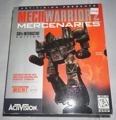 MechWarrior 2 Mercenaries 30fx Interactive (PC IBM) Complete in Big Box CIB - Image 1 of 4