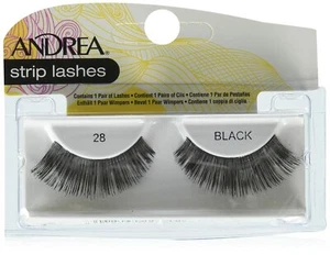 NEW Andrea False Eyelashes Strip Lash Style 28, Black WO42 - Picture 1 of 2