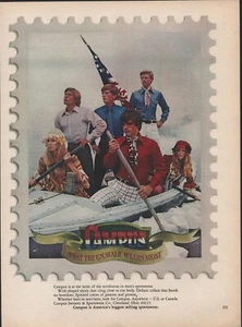 Moda para hombre - 1970 - Campus - What U.S. Los hombres usan más - Anuncio de revista vintage - Imagen 1 de 1